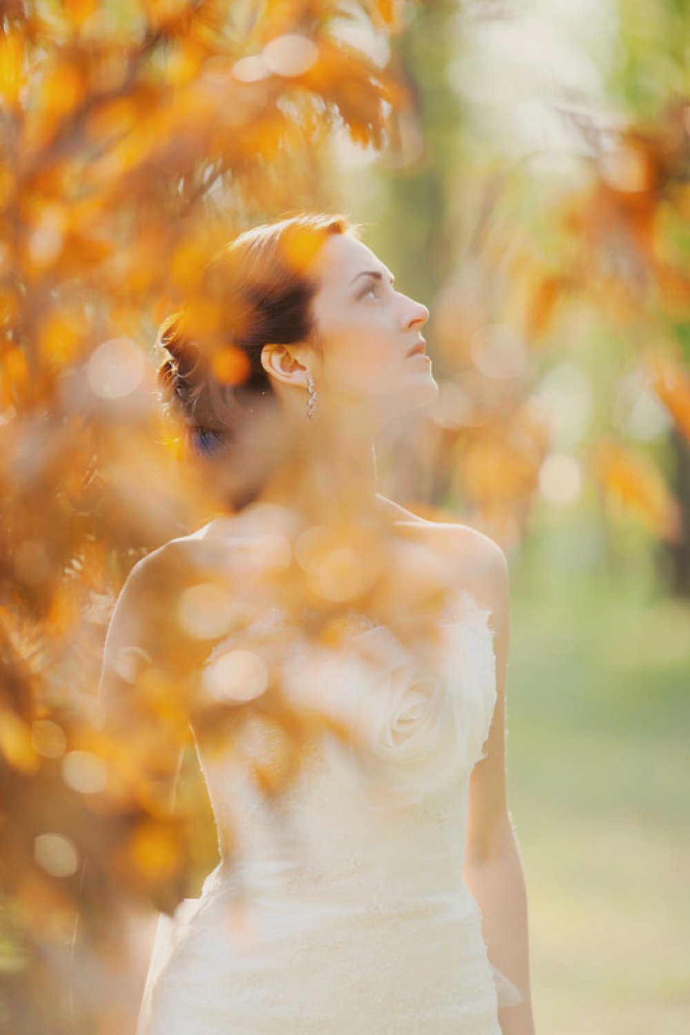 Осенняя фотосессия невесты